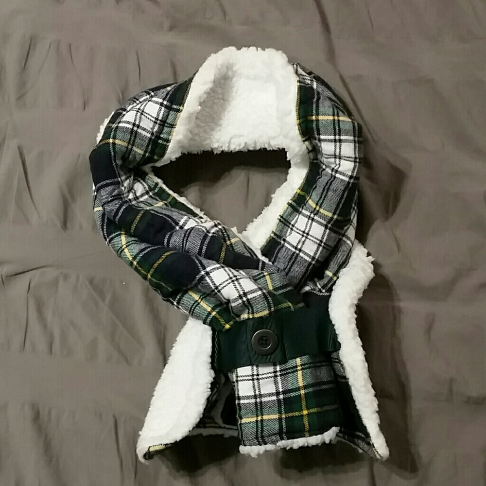Handmade sherpa scarf